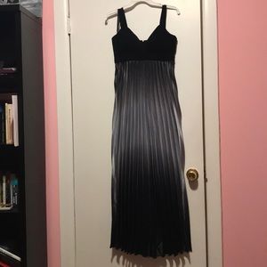 Black chiffon dress